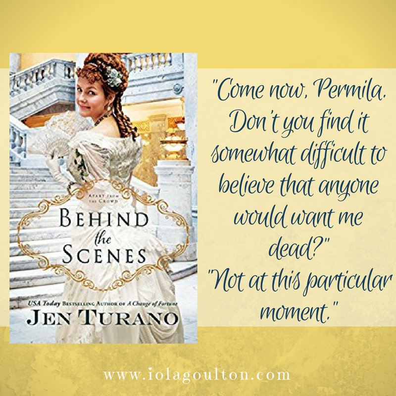 Another fun historical romance from Jen Turano - Behind the Scenes
#chrisfic #romance