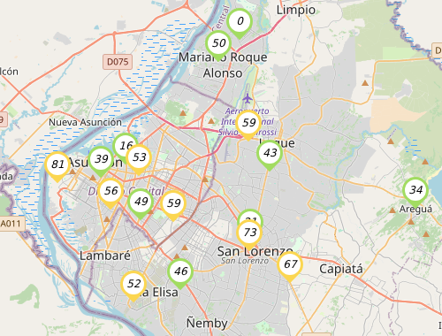 Calidad del Aire, mas info en: AireLib.re
2025-05-03 13:00

Top 😷

San Antonio: 165 - 🔴⚠😷‼️ Insalubre
Sajonia: 81 - 🟡😐 Maso
WT - San Lorenzo : 73 - 🟡😐 Maso