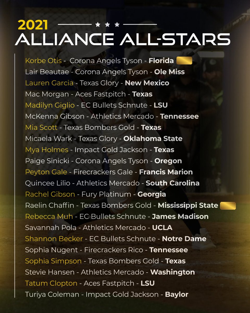 The Alliance Fastpitch tweet media