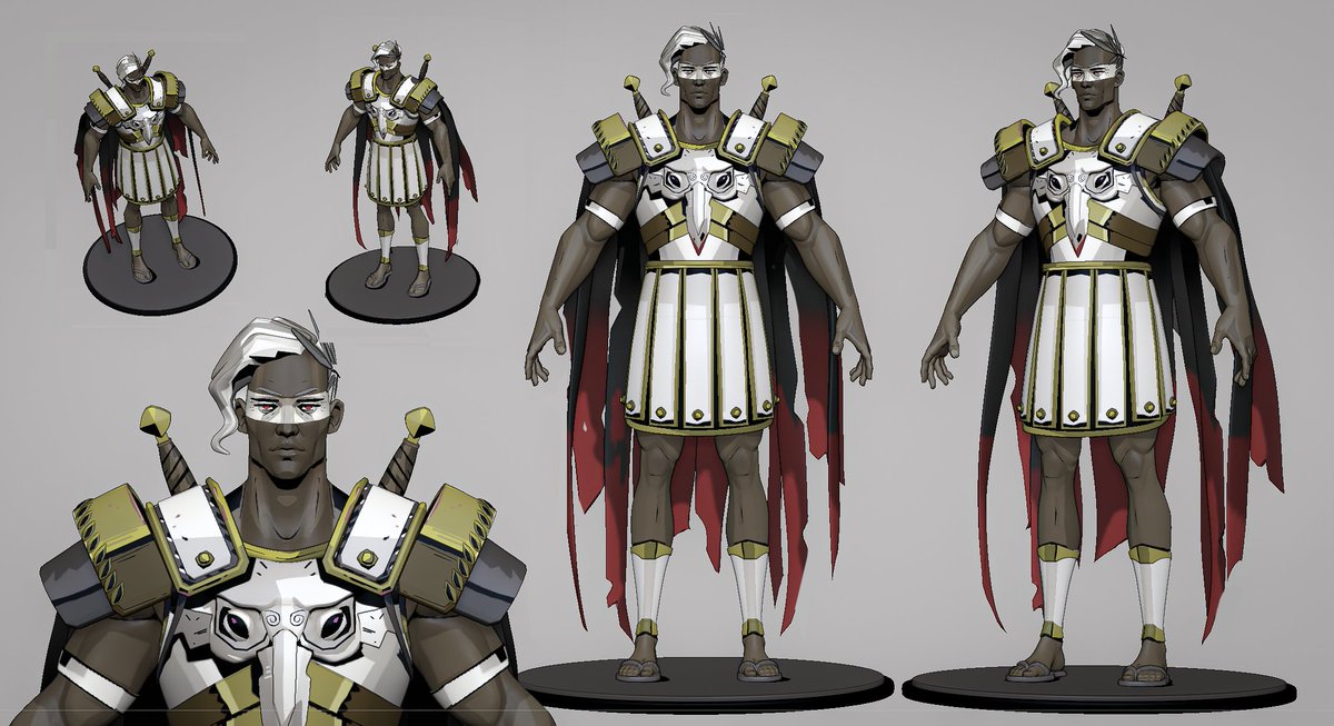 Hades 2 Ares 3D fan art WIP 💢