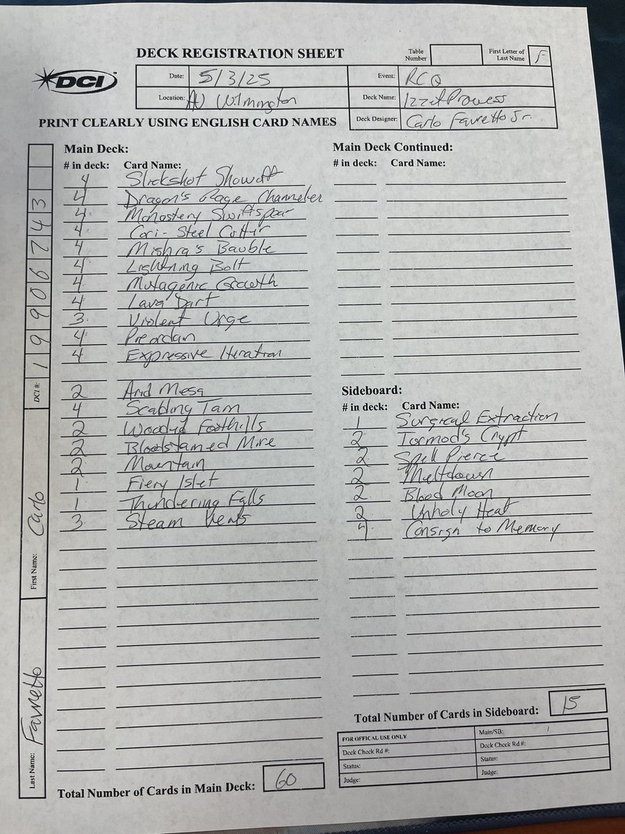 It’s time for a Modern RCQ today! Being Evil. 😈Katanas and <a href="/UltimateGuard/">Ultimate Guard</a> swag only 🔥

#mtgmodern