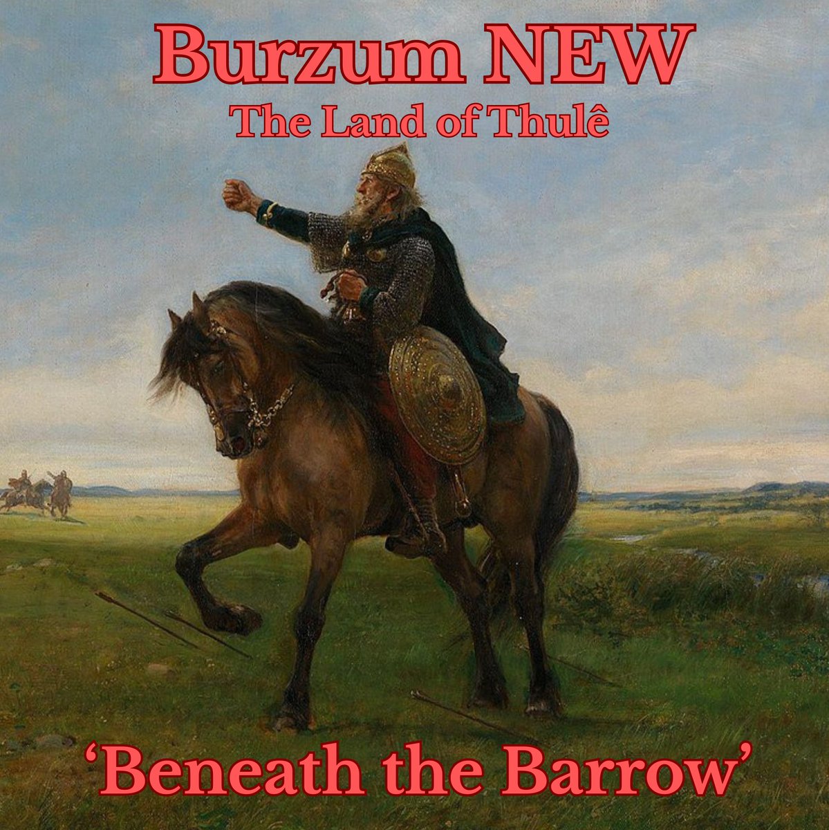 NEW #Burzum" track out now, on YT. 'Beneath the Barrow". I bet it is out on Spotify too, btw. It was yesterday, at the same time. 

Lyrics;

Beneath the Barrow
I laid down in a hollow hill,
where grasses hush and time stands still.
The mound embraced me, soft and deep,
and