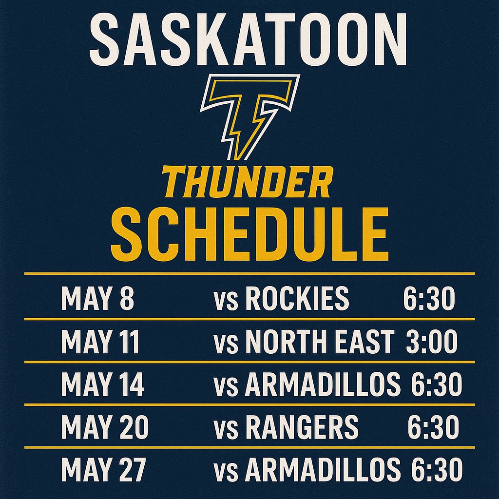 Saskatoon Thunder tweet media