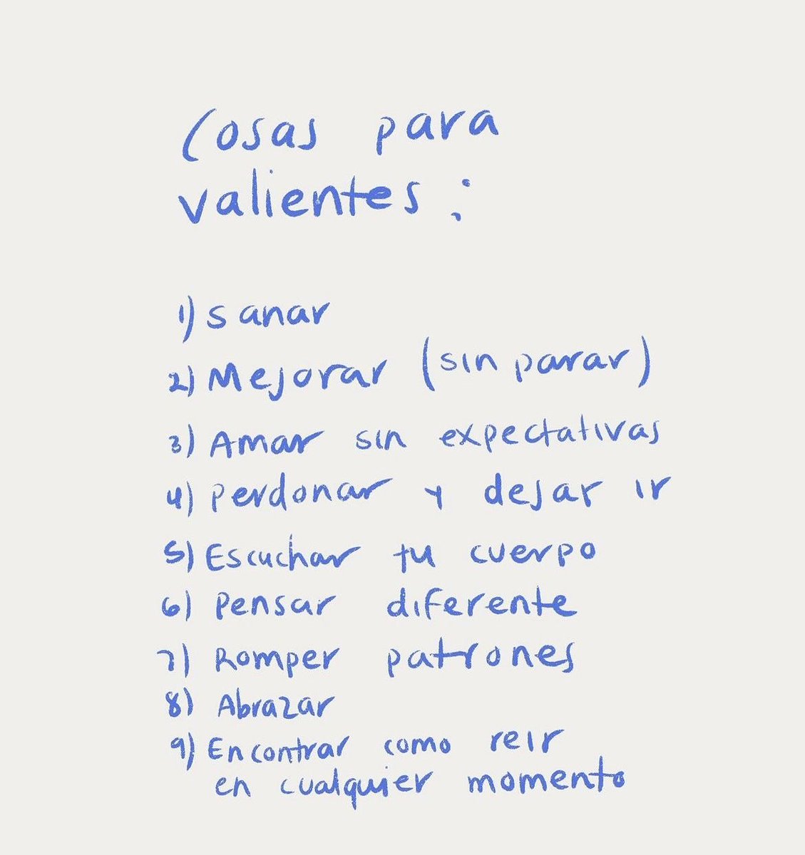 Cosas para valientes ❤️‍🔥