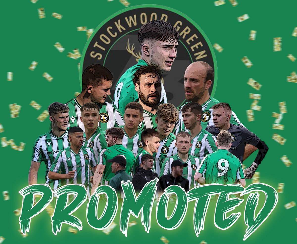 BACK WHERE WE BELONG! 🙌

#SGFC are promoted to the Somerset Premier Division! 😍

🟢⚪️