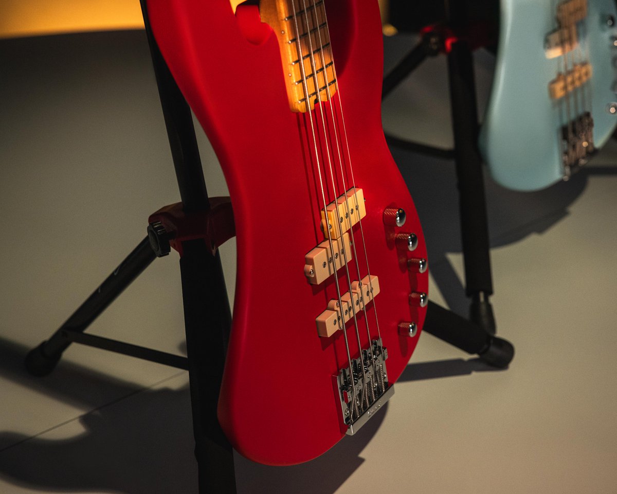 The Pro-Mod San Dimas PJ basses bring a powerhouse tone with a DiMarzio Model J pickup at the bridge and a Model P in the middle. Learn more about our bass offerings here: bit.ly/4316UL6