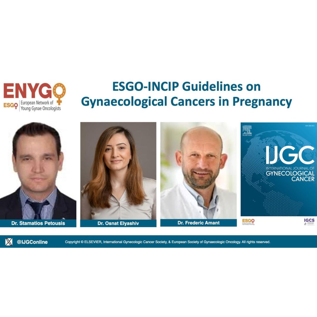 🚨ESGO-INCIP Guidelines on Gynaecological Cancers in Pregnancy Prof Amant &amp; Dr Petousis &amp; Dr Elyashiv 

Link: buff.ly/uljqJqL