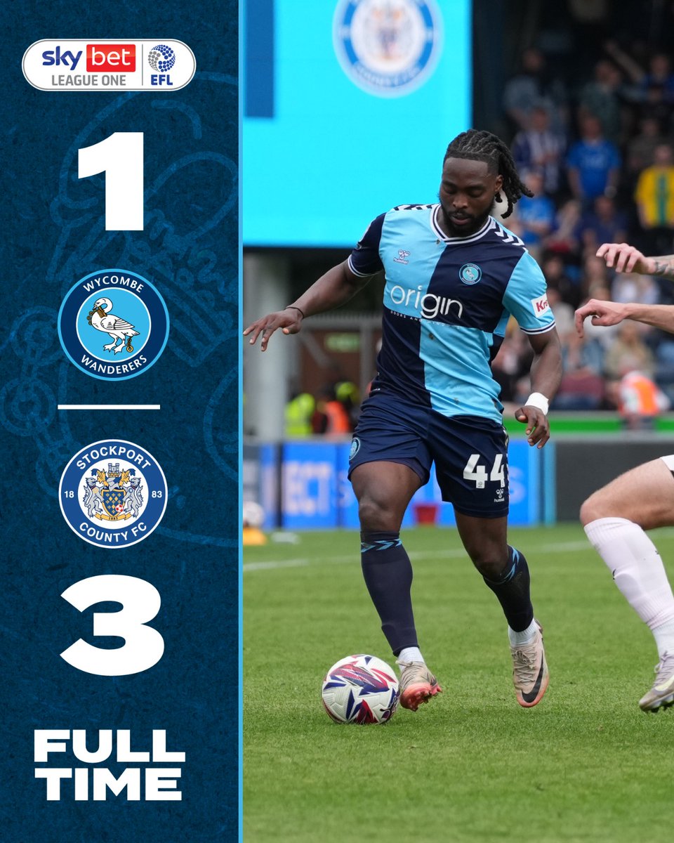 wwfcofficial's tweet photo. ⚽️ Our defeat today sees us finish fifth in @SkyBetLeagueOne. https://t.co/ywAoF3dL1m