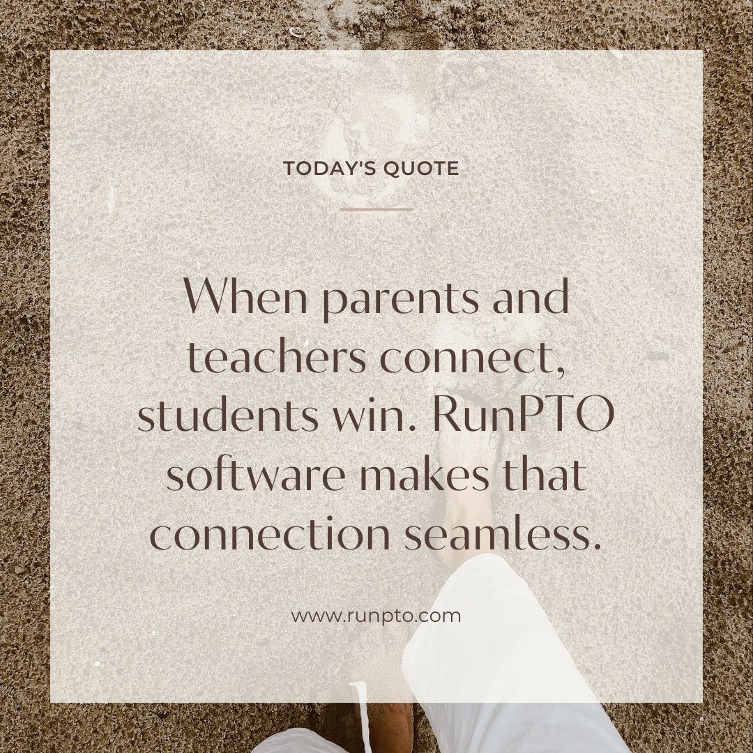 runpto's tweet image. Stronger partnershio lead to better outcomes for our children. Our PTA software bridges the gap, making communication between parents and teachers smooth, simple, and effective 

#PTASoftware #EdTech #StrongerTogether #DigitalPTA #ParentInvolvement #TeacherSupport #runpto