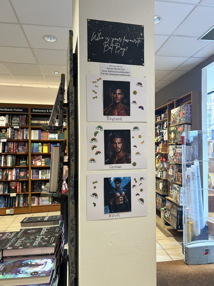 Spent the day at the Night Court ✨ 🌙 

<a href="/FalkirkWtstones/">Waterstones Falkirk</a> 

#ACOTEN #ACOTAR #NightCourt