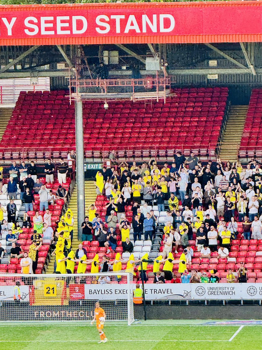 Fair play #bafc fans. Don’t take it personally but we hope not to see you next year  #cafc