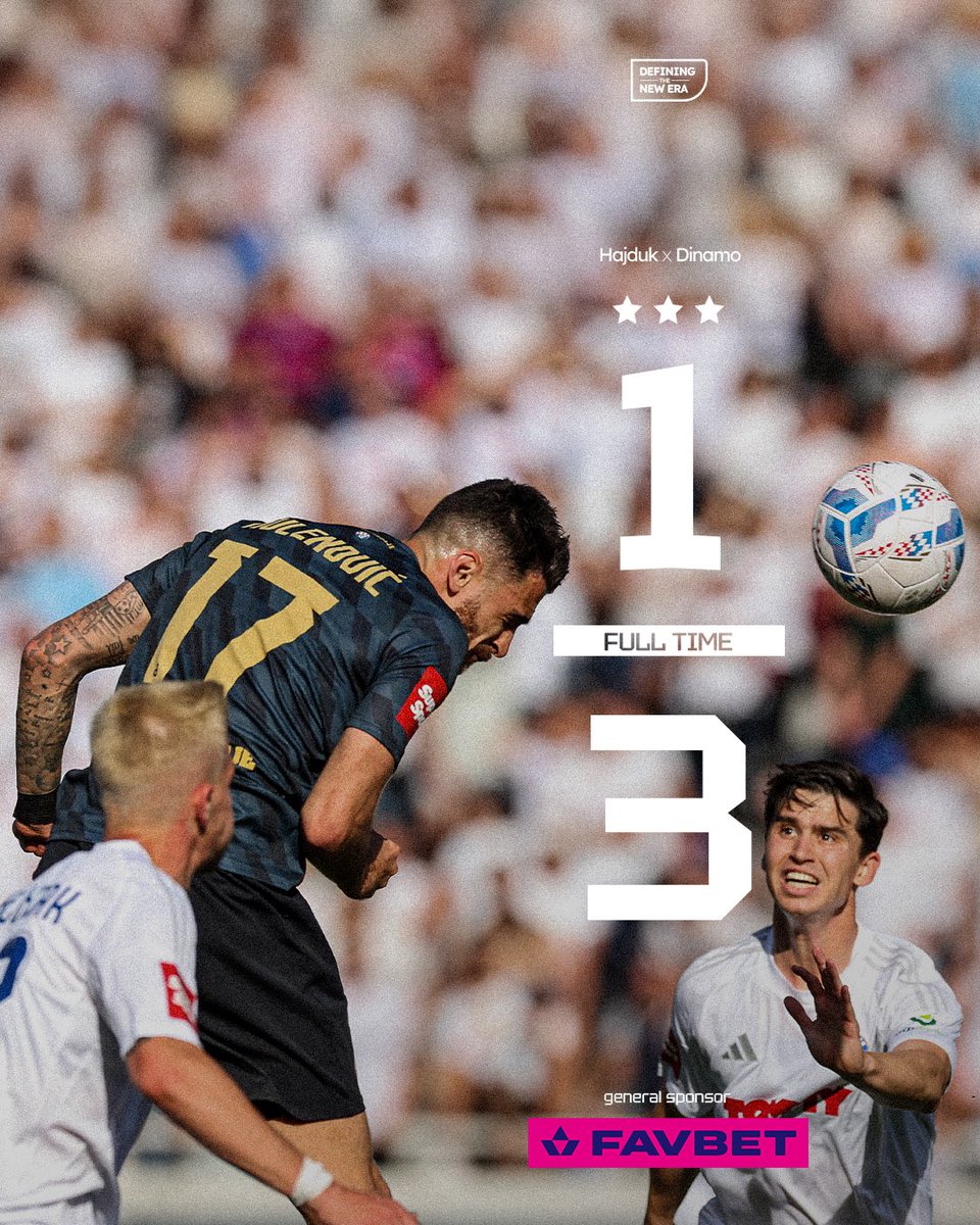 A ŠTO AKO USPIJEMO?! 😍
⚽️ Pierre-Gabriel
⚽️ Kulenović
⚽️ Sučić