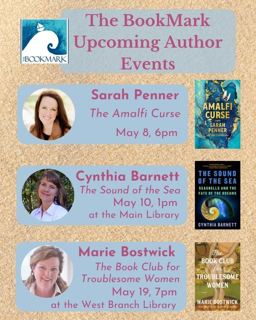 We have a bunch of great events to look forward to in May! We'd love to have you join us.