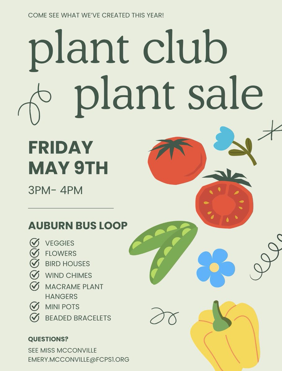 It’s the perfect time for planting!

#YouAreAmazing #ThisIsFCPS1