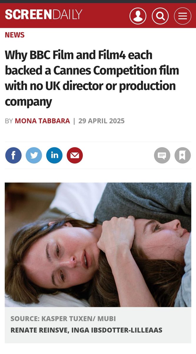 And we wonder why the uk film industry is in trouble. 🤷🏽‍♂️ This is actually outrageous.