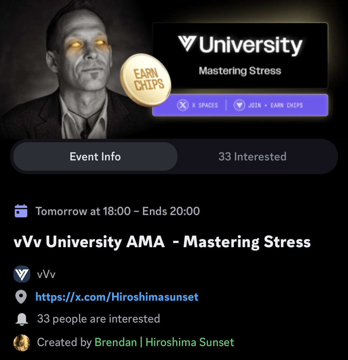 A really important AMA is doing to take place tommorow on a topic which is neglected by a lot of people. 
I highly recommend all of you to not miss it. $V
<a href="/vvvdotnet/">vVv</a>