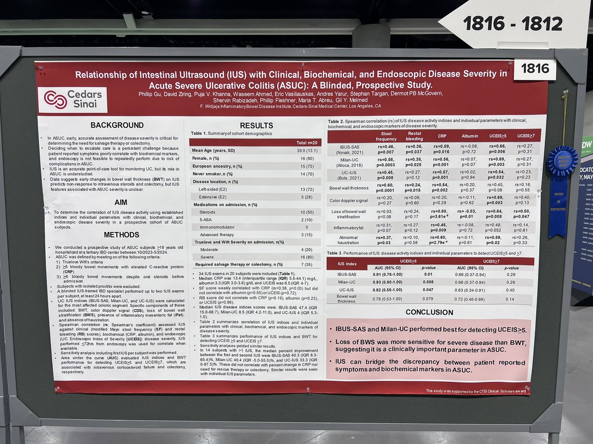 Phillip Gu (@drphil_gu) on Twitter photo 👀 our Poster of Distinction on #IUS in ASUC (Sa1816)! #DDW2025 <a href="/IBDCedarsSinai/">IBD at Cedars-Sinai</a> <a href="/BowelUltrasound/">InternationalBowelUS</a> <a href="/iUSCAN/">iUSCAN</a> <a href="/DDWMeeting/">Digestive Disease Week</a> 👀 our Poster of Distinction on #IUS in ASUC (Sa1816)! #DDW2025 <a href="/IBDCedarsSinai/">IBD at Cedars-Sinai</a> <a href="/BowelUltrasound/">InternationalBowelUS</a> <a href="/iUSCAN/">iUSCAN</a> <a href="/DDWMeeting/">Digestive Disease Week</a>