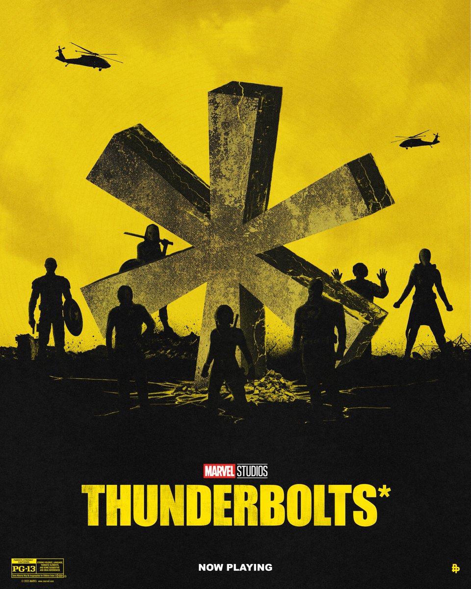 Marvel Studios (@marvelstudios) on Twitter photo Careful who you assemble.
Marvel Studios’ #Thunderbolts* is NOW PLAYING only in theaters! Get tickets: Fandango.com/Thunderbolts
Illustrated by: <a href="/needledesign/">N E E D L E</a> Careful who you assemble.
Marvel Studios’ #Thunderbolts* is NOW PLAYING only in theaters! Get tickets: Fandango.com/Thunderbolts
Illustrated by: <a href="/needledesign/">N E E D L E</a>