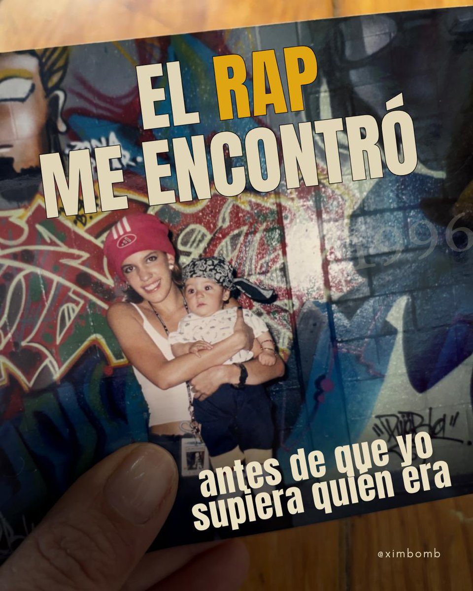 No necesitas rimar para entenderlo:
el rap es tener algo que decir
y escupirlo aunque ya nadie te esté preguntando.

¡Feliz #DiaInternacionalDelRap !