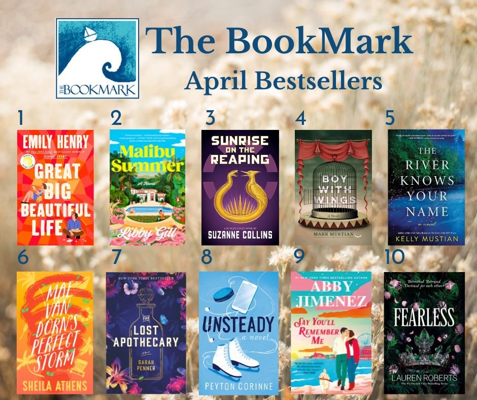 Check out our April Bestsellers! Do you see any of your favorites on the list?