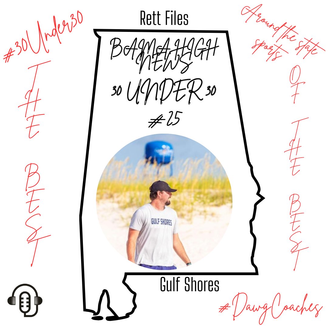 Around The State Sports (@bamahsnews) on Twitter photo <a href="/BamaHSNews/">Around The State Sports</a> #30Under30
#25 Rett Files from <a href="/GSHSDolphins/">Gulf Shores High School Football</a>
Nominated by: <a href="/Coach_Edenfield/">Kenny Edenfield</a> & <a href="/CoachPRhoads/">Paul Rhoads</a>
<a href="/CoachRettFiles/">Rett Files</a> <a href="/BamaHSNews/">Around The State Sports</a> #30Under30
#25 Rett Files from <a href="/GSHSDolphins/">Gulf Shores High School Football</a>
Nominated by: <a href="/Coach_Edenfield/">Kenny Edenfield</a> & <a href="/CoachPRhoads/">Paul Rhoads</a>
<a href="/CoachRettFiles/">Rett Files</a>