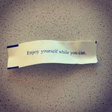 Fortune cookie .... ominous message for those in power