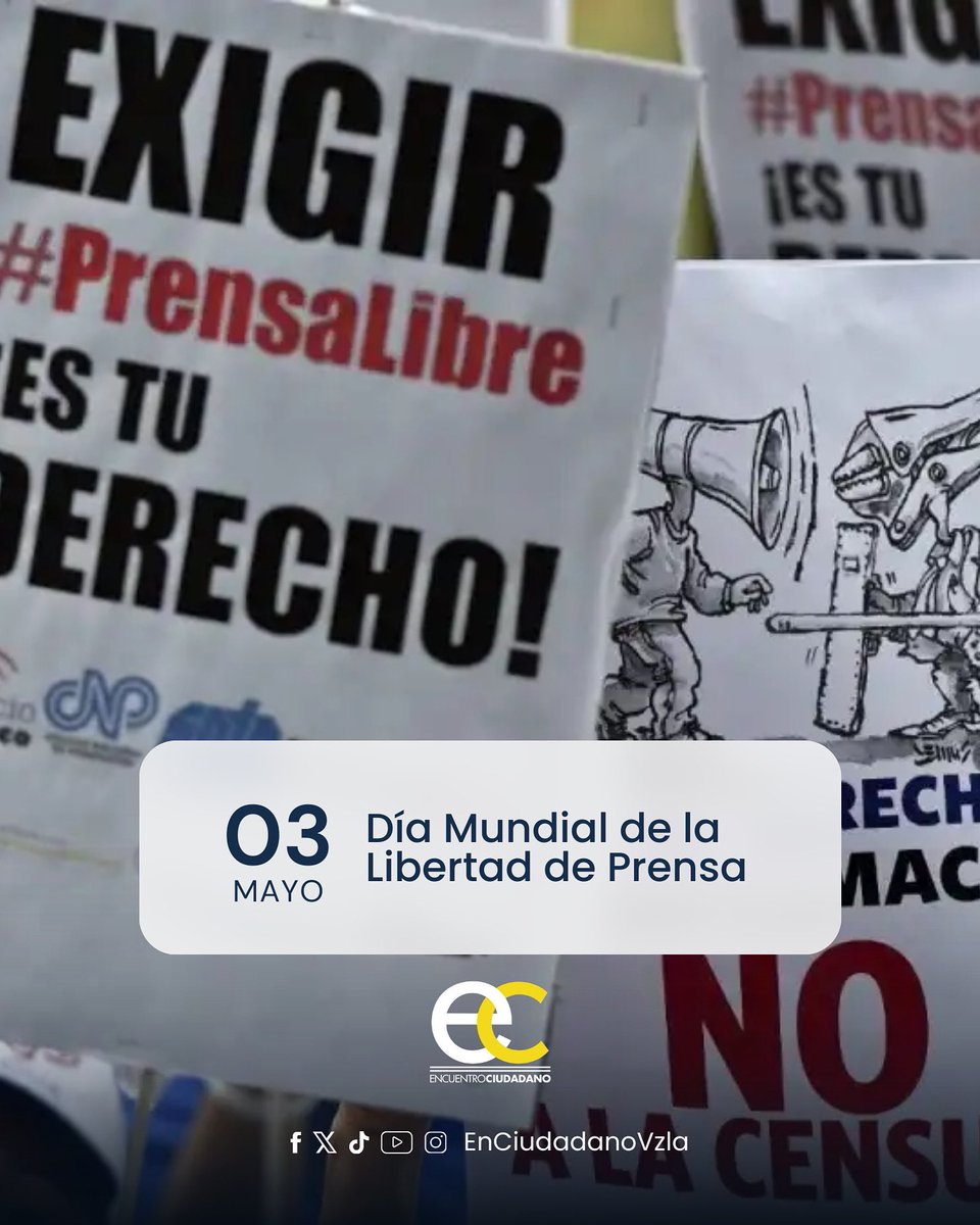 El Día Mundial de la Libertad de Prensa, es un recordatorio de la importancia fundamental de un periodismo libre y sin ataduras. 

En Venezuela este día adquiere un significado especial, ya que los periodistas y medios de comunicación siguen luchando por la informar la verdad día
