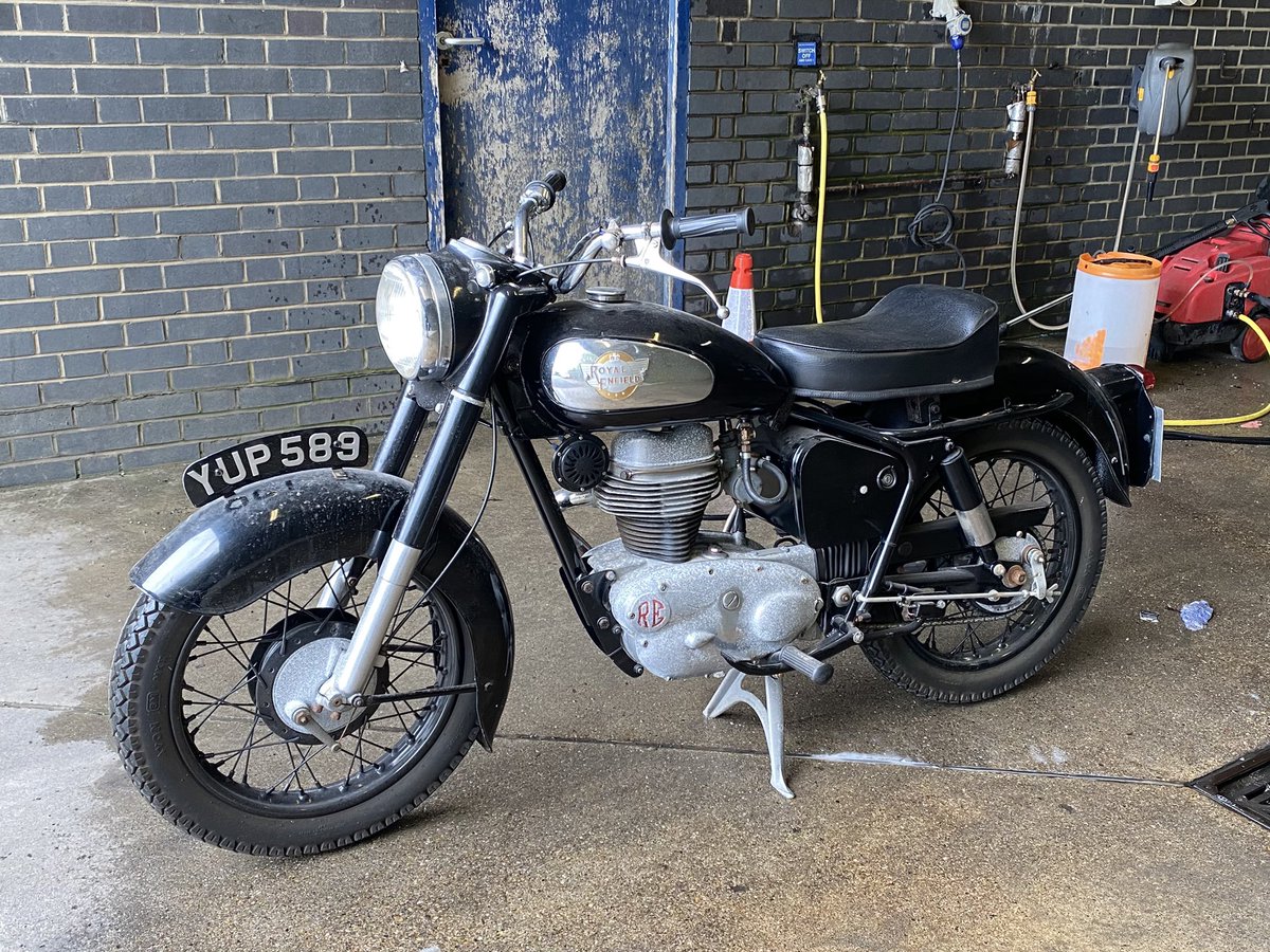 An unusual task today, cleaning the oldest vehicle in the <a href="/DurhamPolice/">Durham Constabulary</a> fleet! This being 1 of the heritage fleet bikes. Hopefully get the other bike soon too!