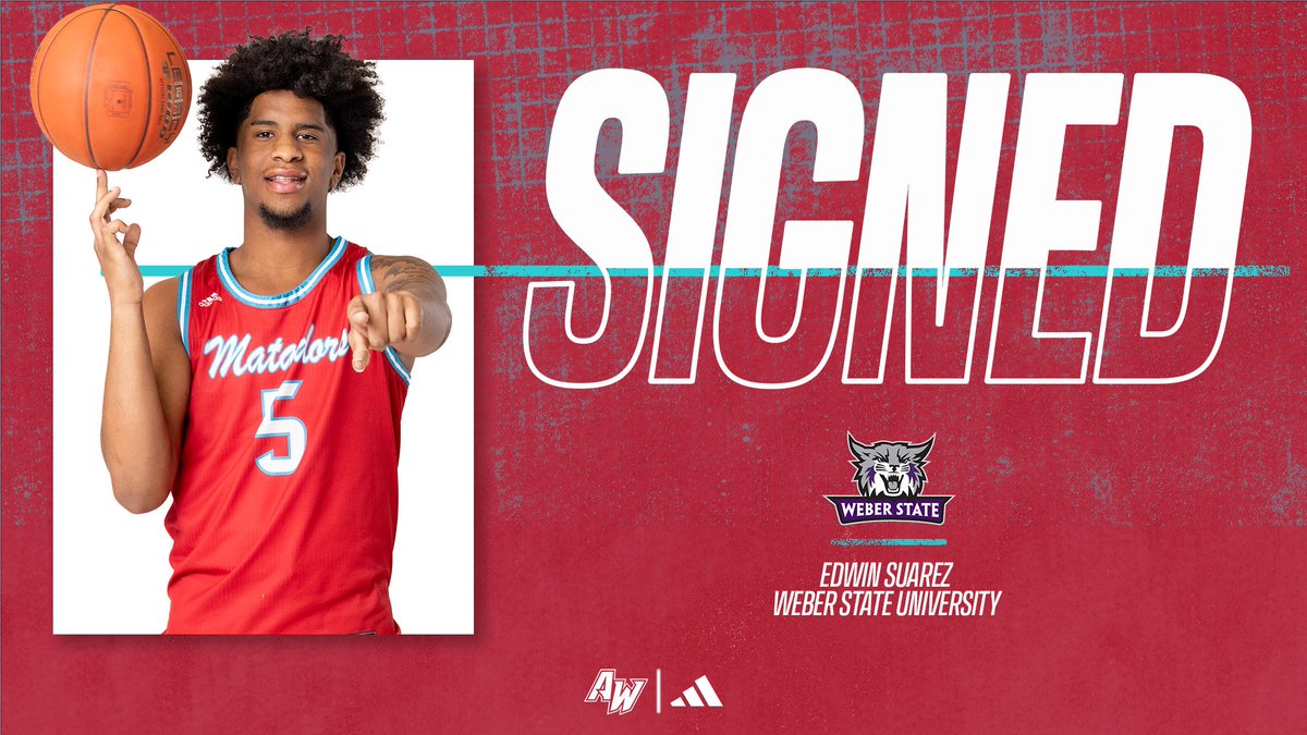MBB | Men's Basketball All-American Suarez signs with Weber State

Edwin Suarez was the 2024-25 ACCAC DI Player of the Year and scored 674 points and grabbed 526 rebounds in two seasons at Arizona Western

🗞️tinyurl.com/5c3avjsk

#ForTheW