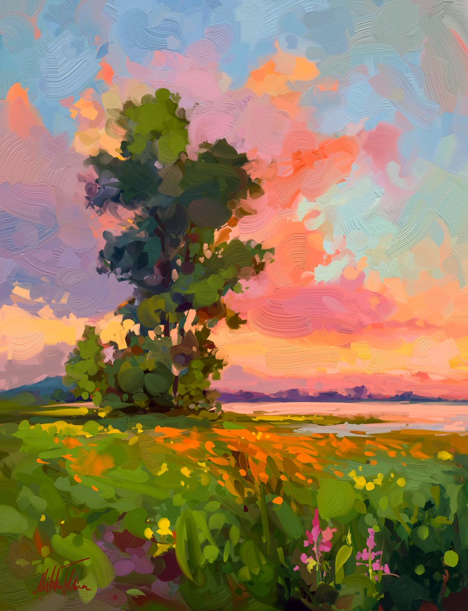 ~ Breath of colors ~
Digital oil painting