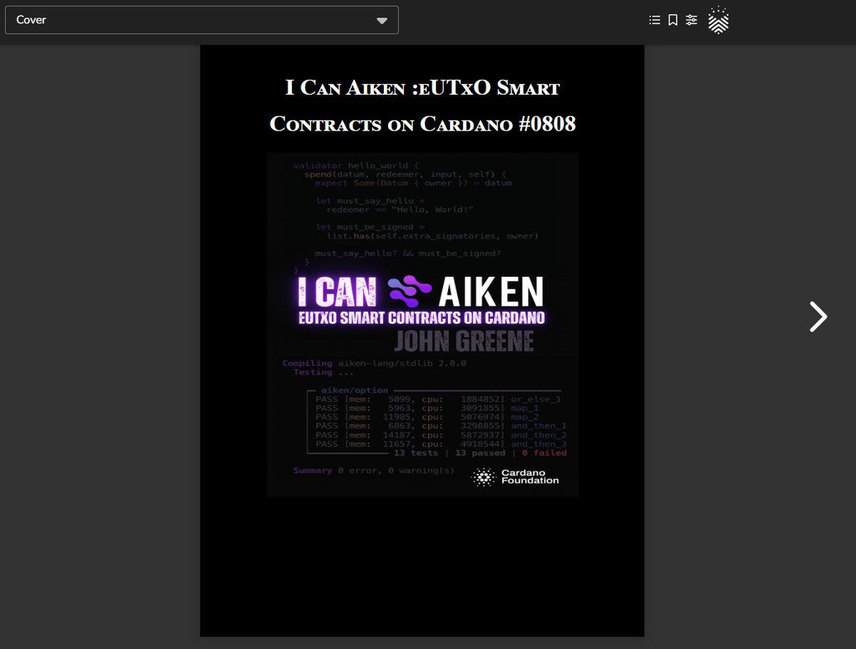Blizzeffect🥚 (@blizzeffect) on Twitter photo Love this. First book for my NFT collection, hopefully first out of thousands. Thanks a lot <a href="/aiken_eng/">aiken</a> <a href="/Cardano_CF/">Cardano Foundation</a> <a href="/book_io/">Book.io</a> <a href="/CardanoBook/">CardanoForTheM₳sses</a> Love this. First book for my NFT collection, hopefully first out of thousands. Thanks a lot <a href="/aiken_eng/">aiken</a> <a href="/Cardano_CF/">Cardano Foundation</a> <a href="/book_io/">Book.io</a> <a href="/CardanoBook/">CardanoForTheM₳sses</a>