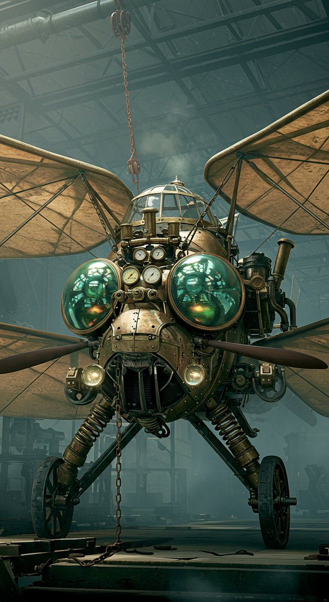 cipher_vortex's tweet photo. #steampunk #insectart #scifiart #aiart #mechanicalinsect #cyberinsect #aifantasyart #conceptart #sciencefictionart #retrofuture
#スチームパンク #昆虫アート #SFアート #AIアート https://t.co/XwwGd5Z7nX