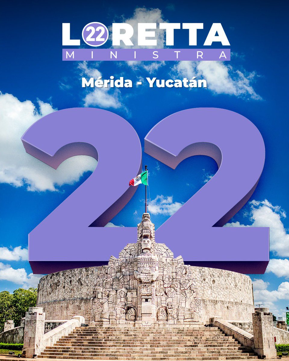 lorettaortiza's tweet photo. Hoy llegué a Mérida con un mensaje claro: la justicia no puede ser indiferente ni distante. Escuchar, dialogar y caminar con la gente es el primer paso para transformar la Corte. 💜☀️

El #22 en la boleta representa una justicia que actúe con principios, sin privilegios y con el pueblo al centro.

Gracias, Yucatán, por recibirme con tanto cariño y por sumarse a esta transformación. 

#Yucatán #Mérida #Loretta22 #Vota22 #VotaLoretta