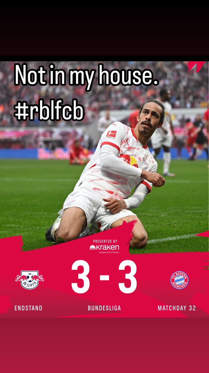 Herrlich, so als Spaßbremse. Feiert eure verdiente Meisterschaft. Aber nicht in Leipzig
#notinmyhouse  #rblfcb <a href="/RBLeipzig/">RB Leipzig</a>