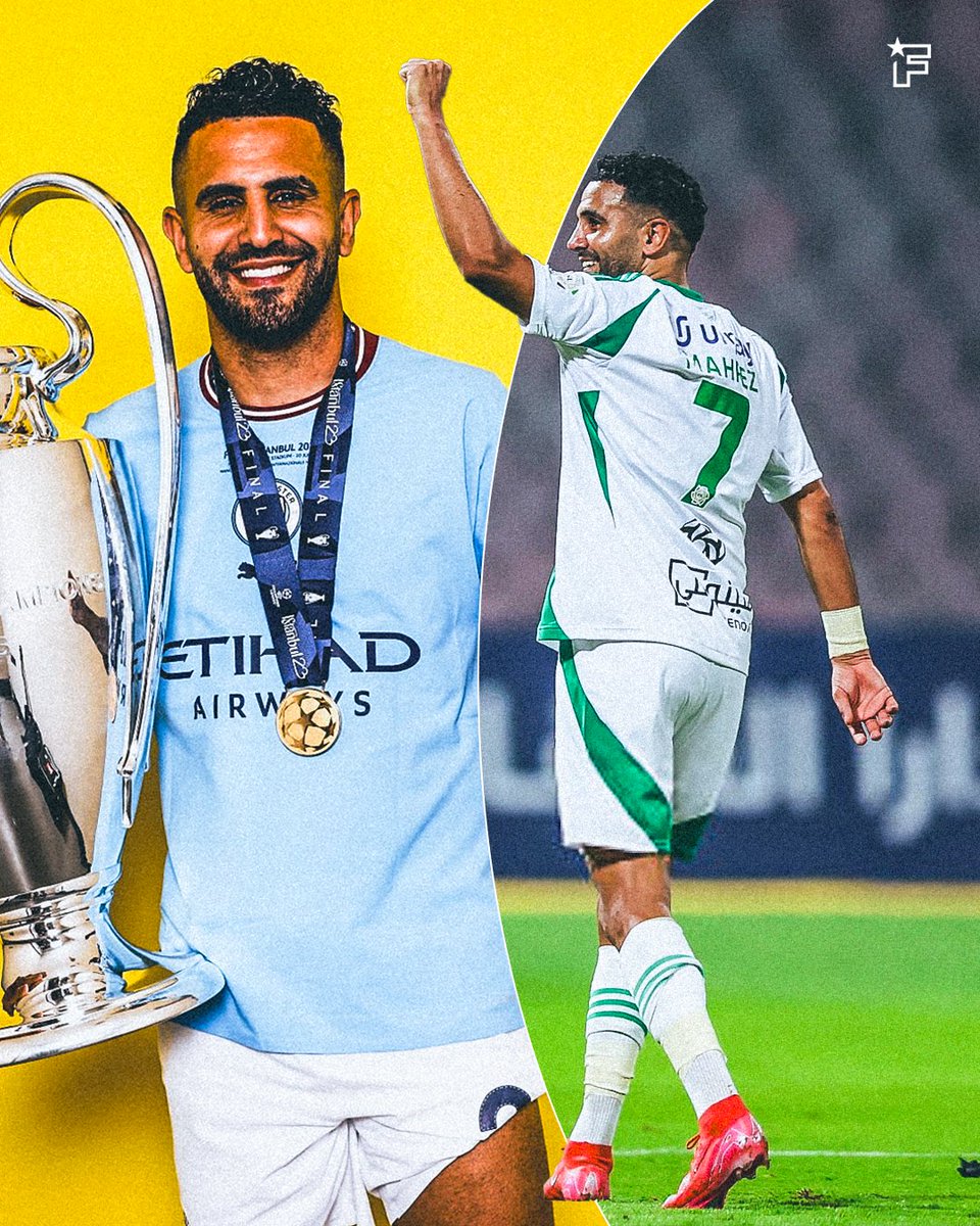 🚨 Riyad Mahrez remporte la Ligue des Champions asiatique avec Al Ahli ce soir. 🏆🌏

Le palmarès de l'Algérien est EXCEPTIONNEL :

🏆🇪🇺 Ligue des champions 
🏆🇸🇦 Ligue des champions de l'AFC 
🏆🇩🇿 CAN 2019
🏆🏆🏆🏆🏆🏴󠁧󠁢󠁥󠁮󠁧󠁿 Premier League 
🏆🏆🏆🏴󠁧󠁢󠁥󠁮󠁧󠁿 EFL Cup
🏆🏆🏴󠁧󠁢󠁥󠁮󠁧󠁿 FA Cup
🏆🏴󠁧󠁢󠁥󠁮󠁧󠁿