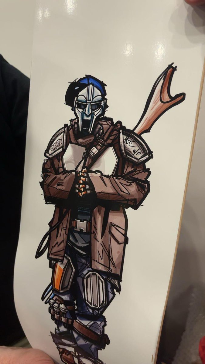 CrypJoto's tweet image. One of today’s pick ups… for my son, his first 1 of 1 A/P signed by the artist Delicious.Again.Peter 
Super cool 
#toyart #artcollector