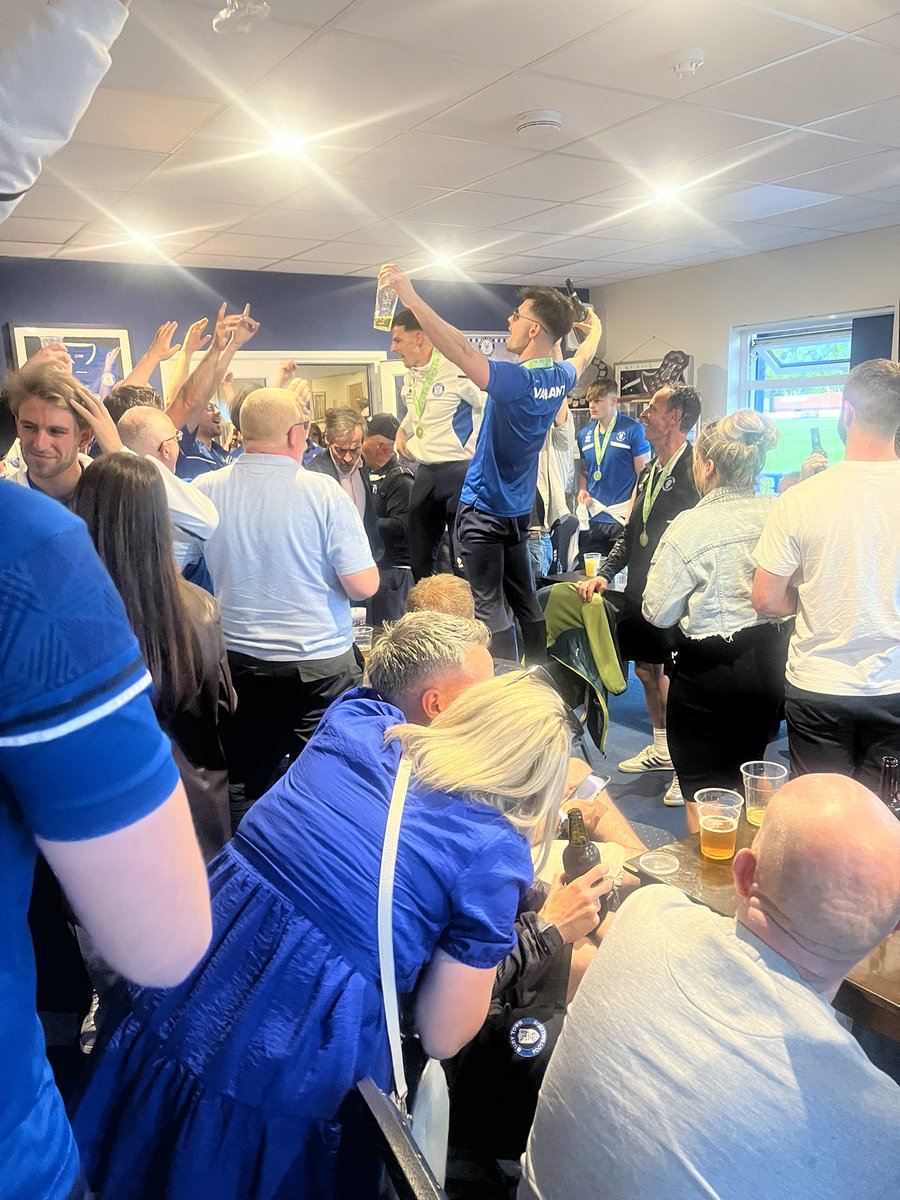 Promotion party in full swing <a href="/BuryTownFC/">Bury Town FC (P)</a>