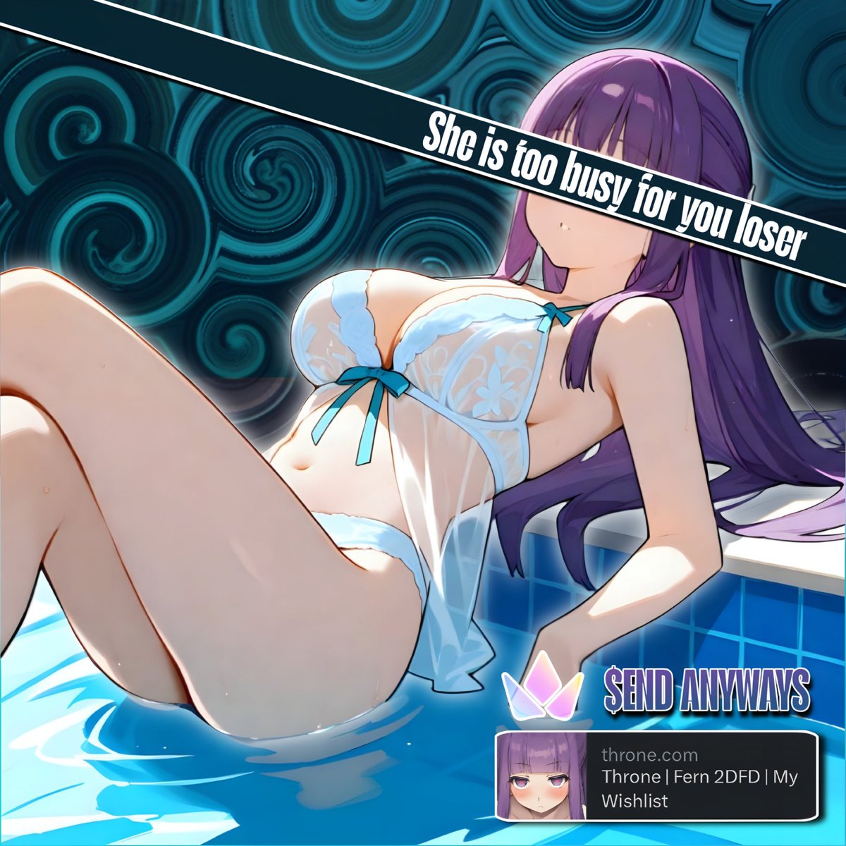 What's that, loser?
You want a little of my time?

There's a funny button over there you can click, maybe I'll pay attention to you if you click it a few times?
No? Maybe you need to click it more?

Maybe you should just keep clicking till you can't anymore?