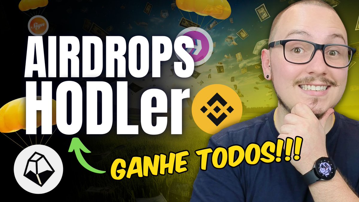 📹 Farmando TODOS os AIRDROPS na BINANCE de uma vez!
<a href="/BinanceBrasil/">Binance Brasil</a> <a href="/binance/">Binance</a> 

Airdrops HODLer + Launchpool em uma única estratégia simples e fácil! Já foram 17 Airdrops, fora os Launchpools, vai ficar de fora dessa?! 🤔

Entenda como participar! 🔥
>> youtu.be/gPxvoeMSmBo