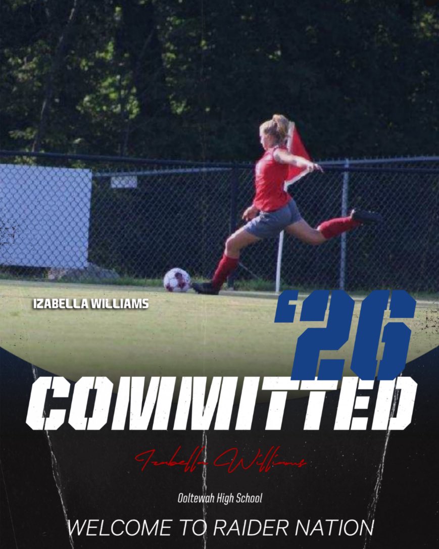 So proud of you Izzy!  Thank you Coach Green and Coach Worley for this opportunity <a href="/RSCCladysoccer/">Roane State Community College Lady Raiders Soccer</a> !  Thank you to her coaches for believing in her.<a href="/USoutheast/">USA SOCCER SOUTHEAST</a> Cant wait to see you play at the next level!