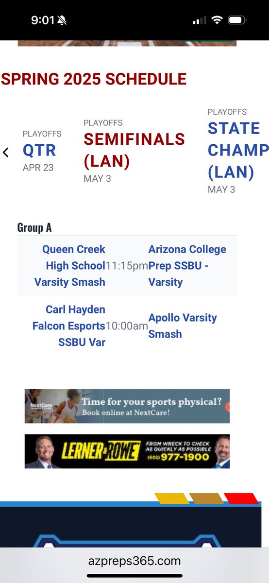 CUSDAthletics (@cusdathletics) on Twitter photo Big day for ESPORTS! State Championships. #CUSD is guaranteed a🏆 in League of Legends. ACP with a chance in Smash. #Compete <a href="/ChandlerUnified/">Chandler Unified School District</a> <a href="/FrankNarducci/">Frank Narducci</a> <a href="/ACPAthletics/">ACPHS Athletics</a> <a href="/HHS_Athletics_1/">HamiltonAthletics</a> <a href="/ACPKnights/">Arizona College Prep High School</a> <a href="/Hamilton_High/">Hamilton High School</a> <a href="/AZPreps365/">AZPreps365</a> <a href="/DeanAzdean06/">Jim Dean</a> Big day for ESPORTS! State Championships. #CUSD is guaranteed a🏆 in League of Legends. ACP with a chance in Smash. #Compete <a href="/ChandlerUnified/">Chandler Unified School District</a> <a href="/FrankNarducci/">Frank Narducci</a> <a href="/ACPAthletics/">ACPHS Athletics</a> <a href="/HHS_Athletics_1/">HamiltonAthletics</a> <a href="/ACPKnights/">Arizona College Prep High School</a> <a href="/Hamilton_High/">Hamilton High School</a> <a href="/AZPreps365/">AZPreps365</a> <a href="/DeanAzdean06/">Jim Dean</a>