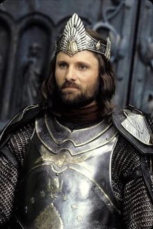Men of Gondor, hear now the Steward of this Realm! 

Behold! One has come to claim the kingship again at last. 

Here is Aragorn, son of Arathorn, chieftain of the Dúnedain of Arnor, Captain of the Host of the West, bearer of the Star of the North, wielder of the Sword Reforged,