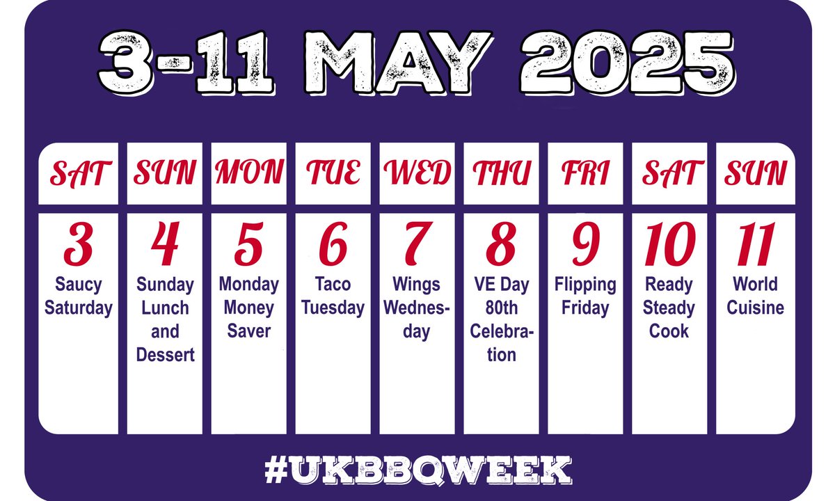 CyprusBBQ's tweet image. We are proud to be supporting #UKBBQWEEK again this year from the 3rd - 11th May!

A celebration of everything BBQ - we can’t wait to see your cooks over the next week🔥. Don’t forget share with us Cyprus BBQ and @UKBBQweek 

#UKBBQWEEK #cyprusbbq #BBQLovers  #bbq #BBQUK #ukbbq