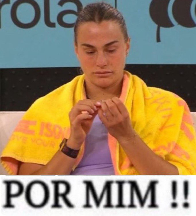 e boa sorte pra tenista de vcs