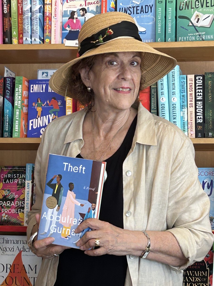 Today Rona recommends Theft by Abdulrazak Gurnah. You can read her full review on our website!
bookmarkbeach.com/staff-picks/ro…