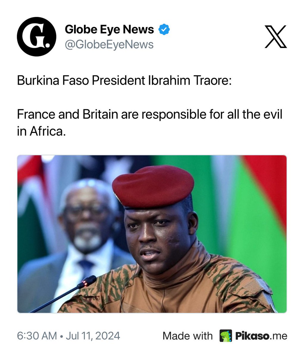 jimdave2012's tweet photo. @AfricanHub_ IBRAHIM TRAORE WAS BORN EXACTLY 5 MONTHS AFTER THOMAS SANKARA WAS ASSASSINATED. TOOK THE UNIVERSE 5 MONTHS FOR REINCARNATION; THEN ADDITIONAL 3 AND HALF DECADES TO HAND HIM OVER TO US AS THOMAS SANKARA PRO MAX (for Africa🌍). SOMETHING SERIOUS WAS IN THE OFFING. YOU WELCOME ✊🎯 https://t.co/SOSGKLypsw