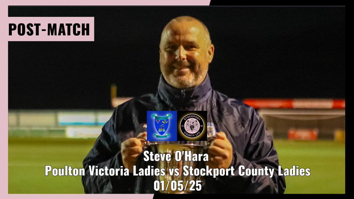 Stockport County Ladies FC (@scladiesfc) on Twitter photo 🎥 A jubilant <a href="/sjo74/">Steve O’Hara</a> gave us his post-match thoughts, after our <a href="/Cheshire_FA/">Cheshire Football Association</a> Women’s Cup success! 🤩
Watch it on our YouTube channel now! ⤵️
youtu.be/awcK96FJ3dU?si…
#StockportCounty 🎥 A jubilant <a href="/sjo74/">Steve O’Hara</a> gave us his post-match thoughts, after our <a href="/Cheshire_FA/">Cheshire Football Association</a> Women’s Cup success! 🤩
Watch it on our YouTube channel now! ⤵️
youtu.be/awcK96FJ3dU?si…
#StockportCounty