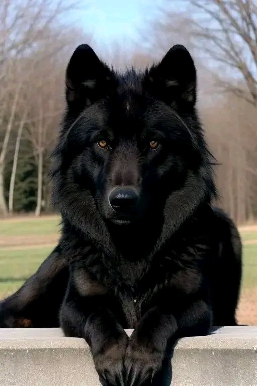 Black wolf