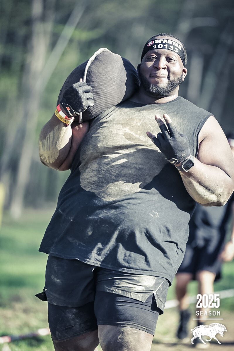 BigAhhh_'s tweet photo. Almost a week ago & I’m still geeked about this shit 😆🏅 #SpartanRace #DoHardShit https://t.co/sbrYSmn2j6