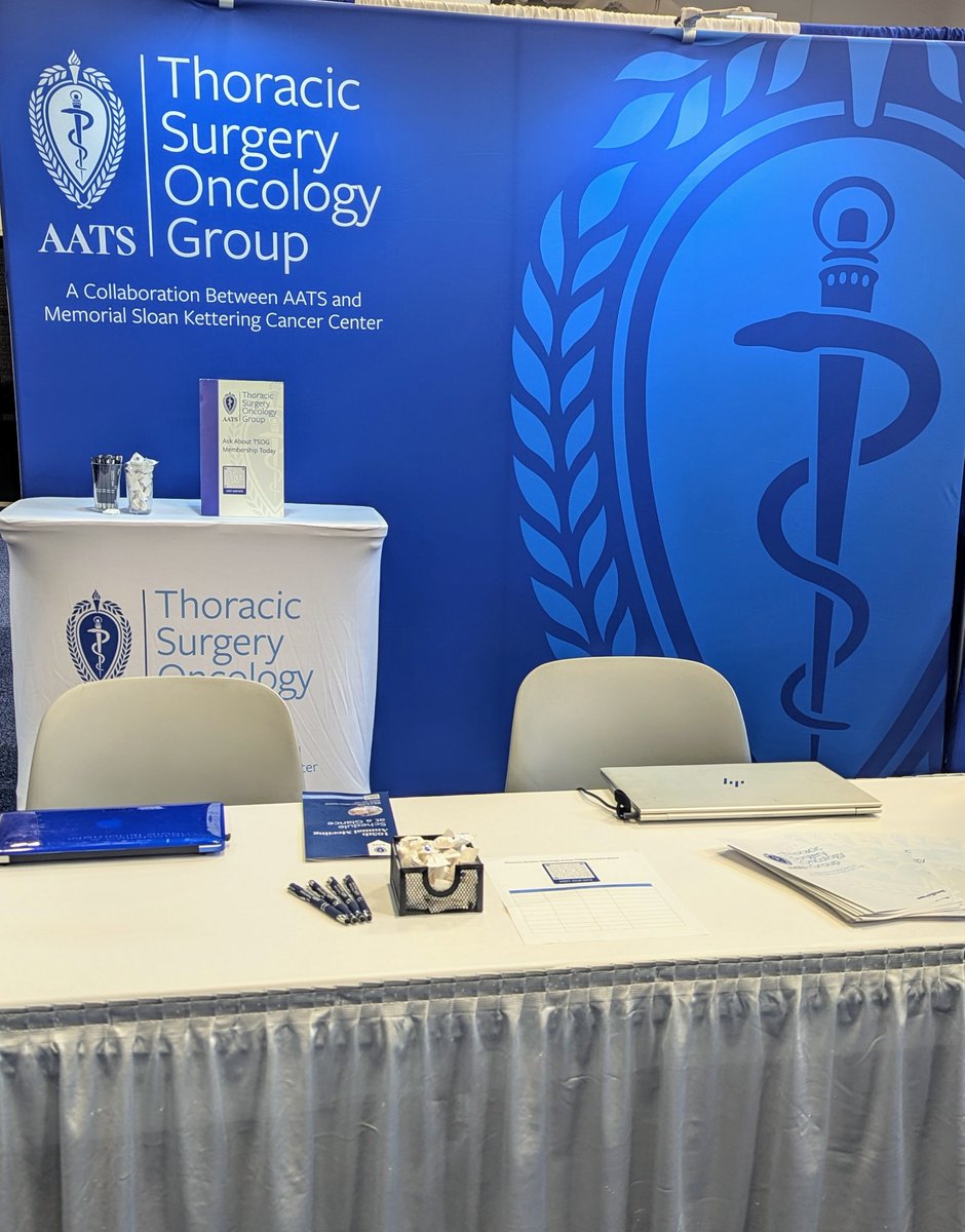 TSOG_ClinTrials's tweet image. Good morning from #AATS2025! Come by the TSOG booth to say hi and learn about our exciting new trials. @AATSHQ